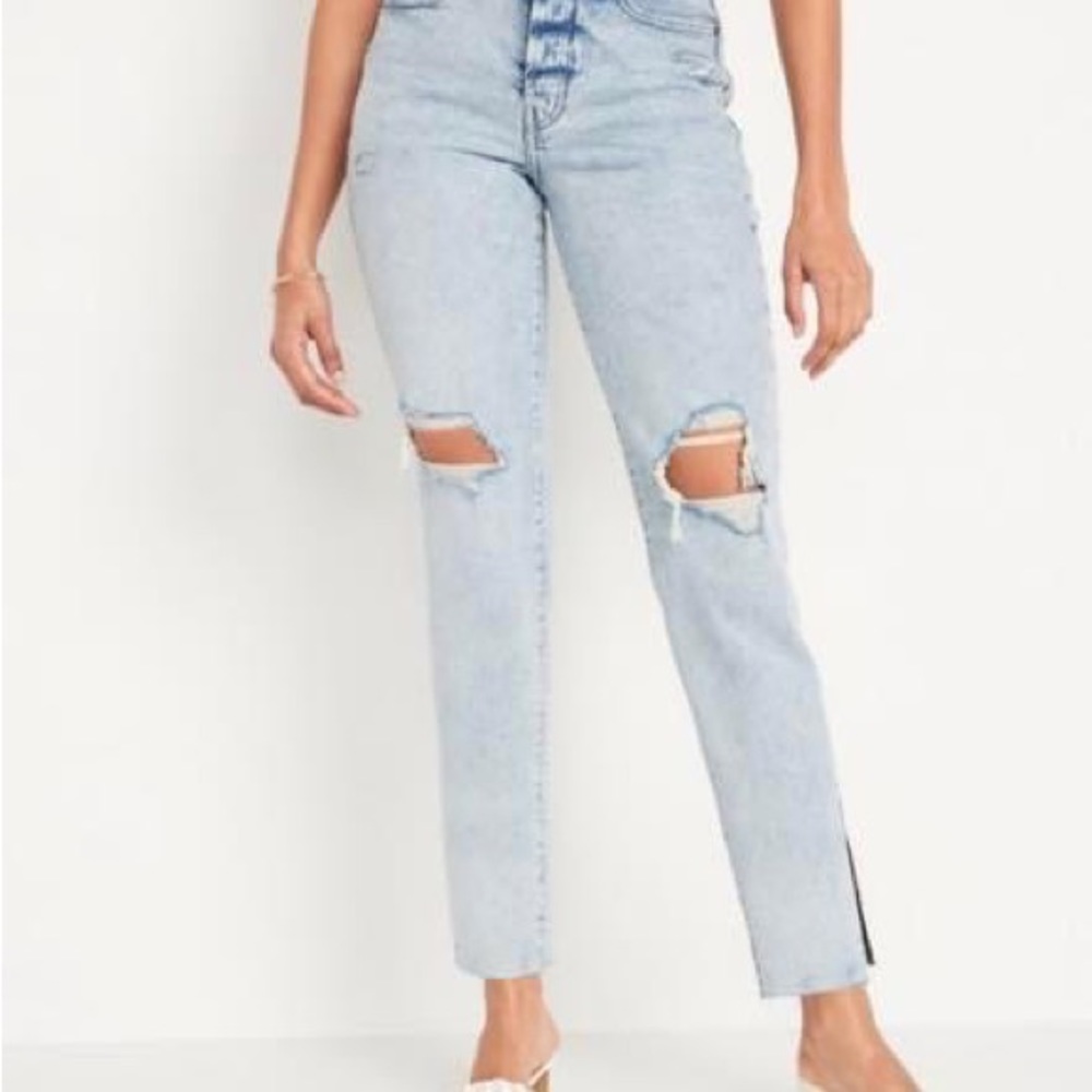 High rise mom jeans